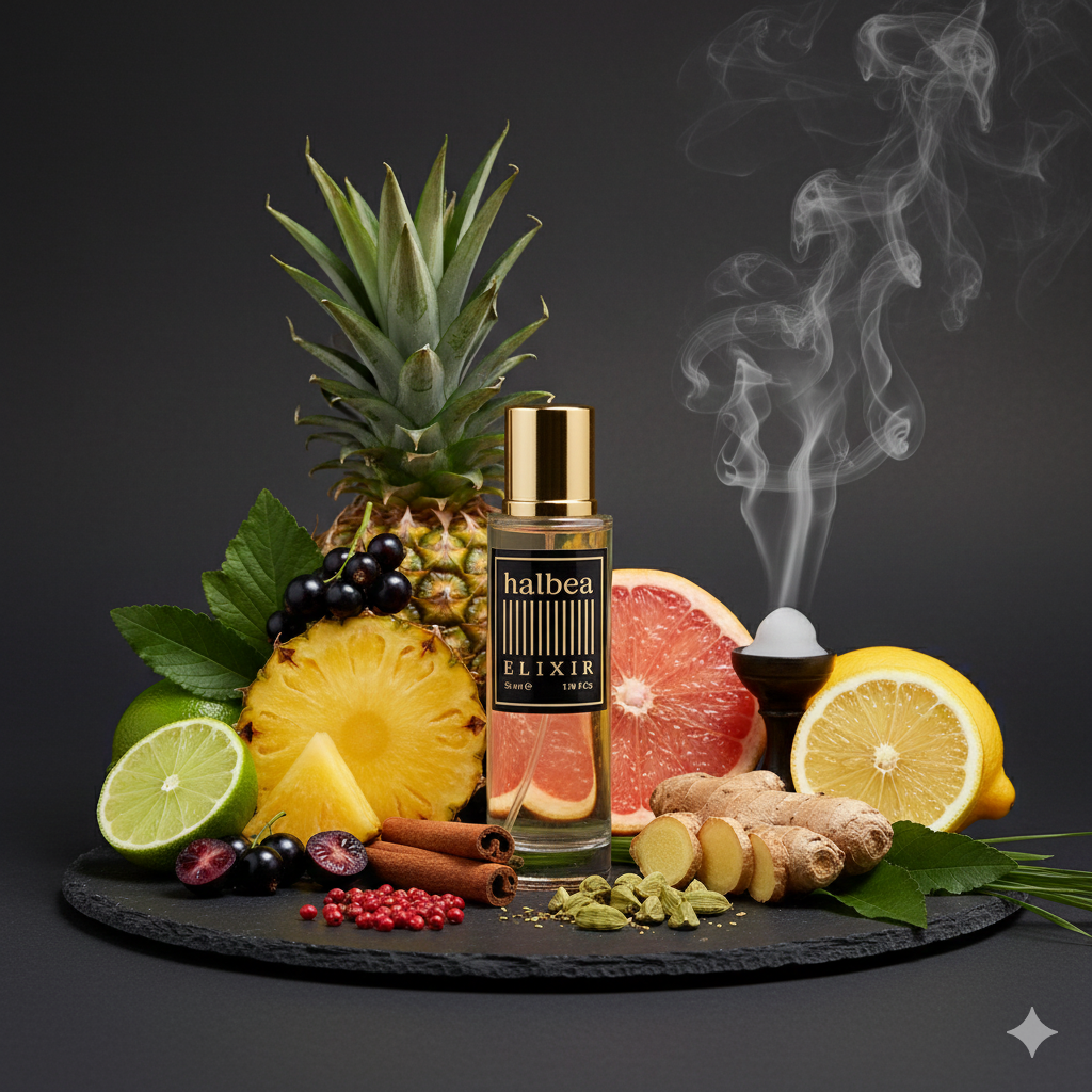 Avanti Frische Kick ✨️ 261 Halbea Unisex Elixir Duft mit Grapefruit Ananas Kardamom Ingwer