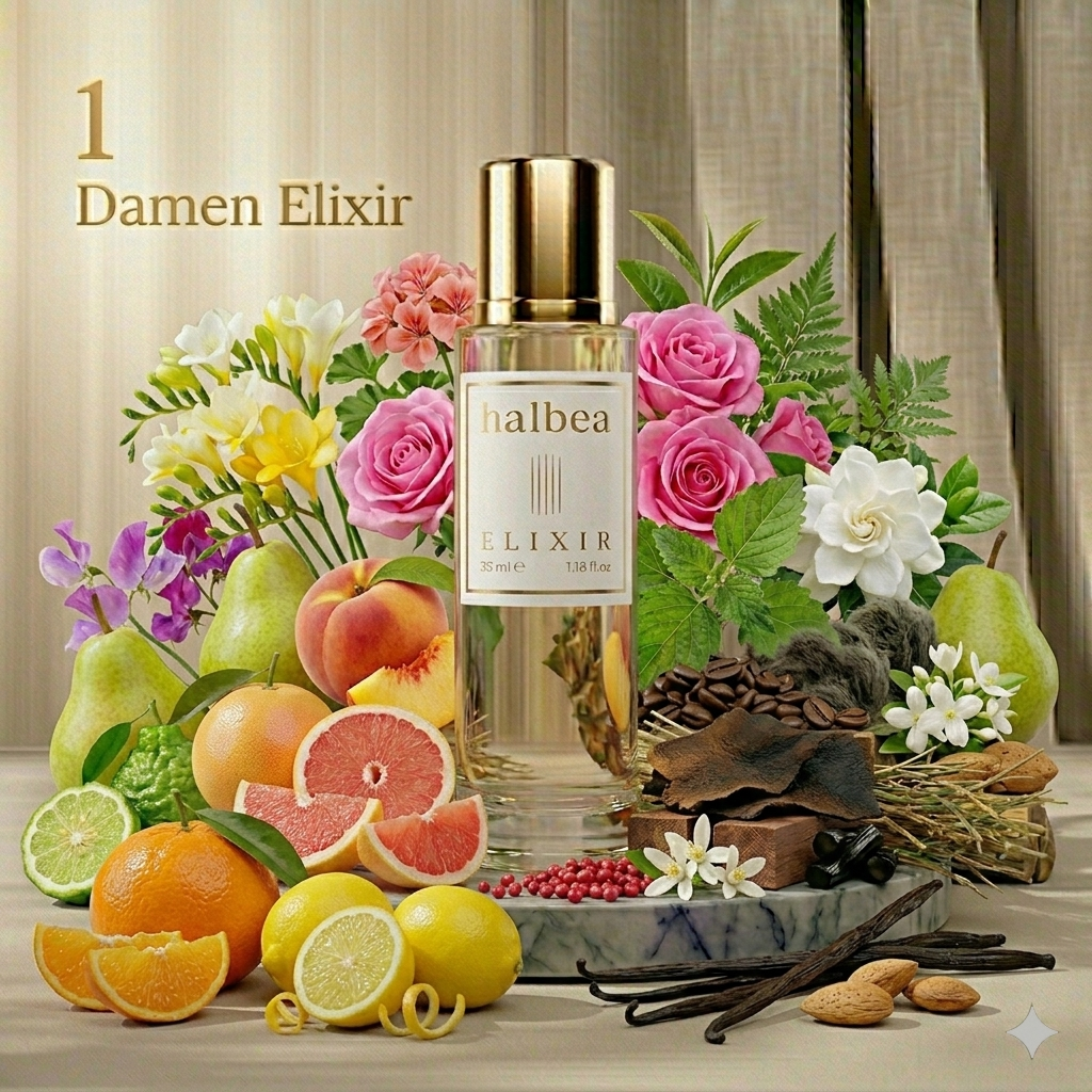 Murky Night 1 - Oriental-Schwarzes Opium - Halbea Damen Elixir - Duft mit Birne Kaffee Mandel Vanille