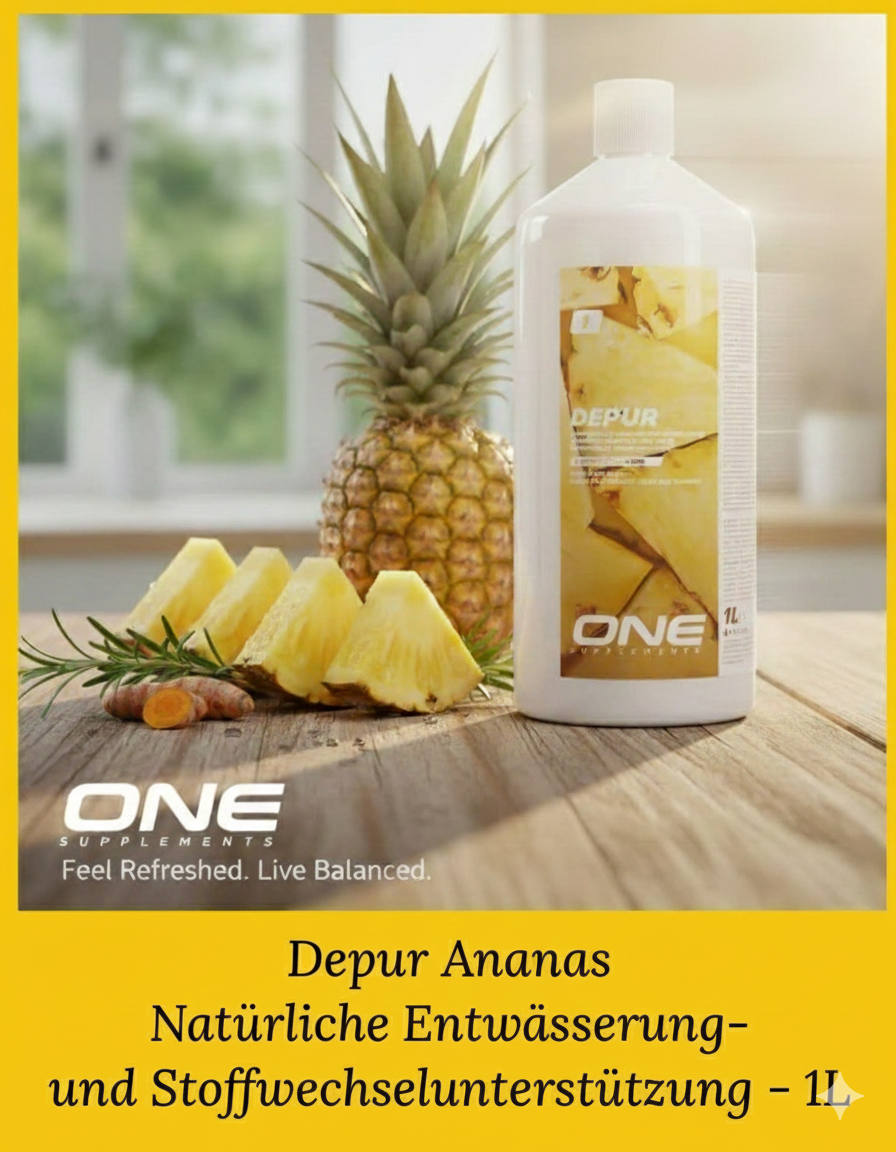 DEPUR 🍍 Ananas Kurkuma - Stoffwechselunterstützung + Entwässerung