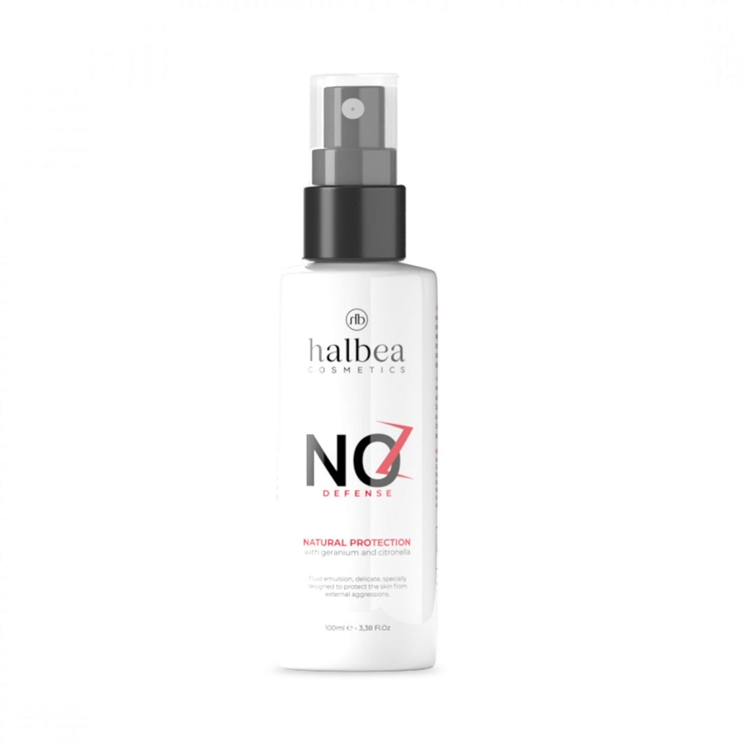 Halbea NoZ Defense - Anti Mückenspray -  Natürlicher Schutz mit Geranie und Zitronengras - 100ml