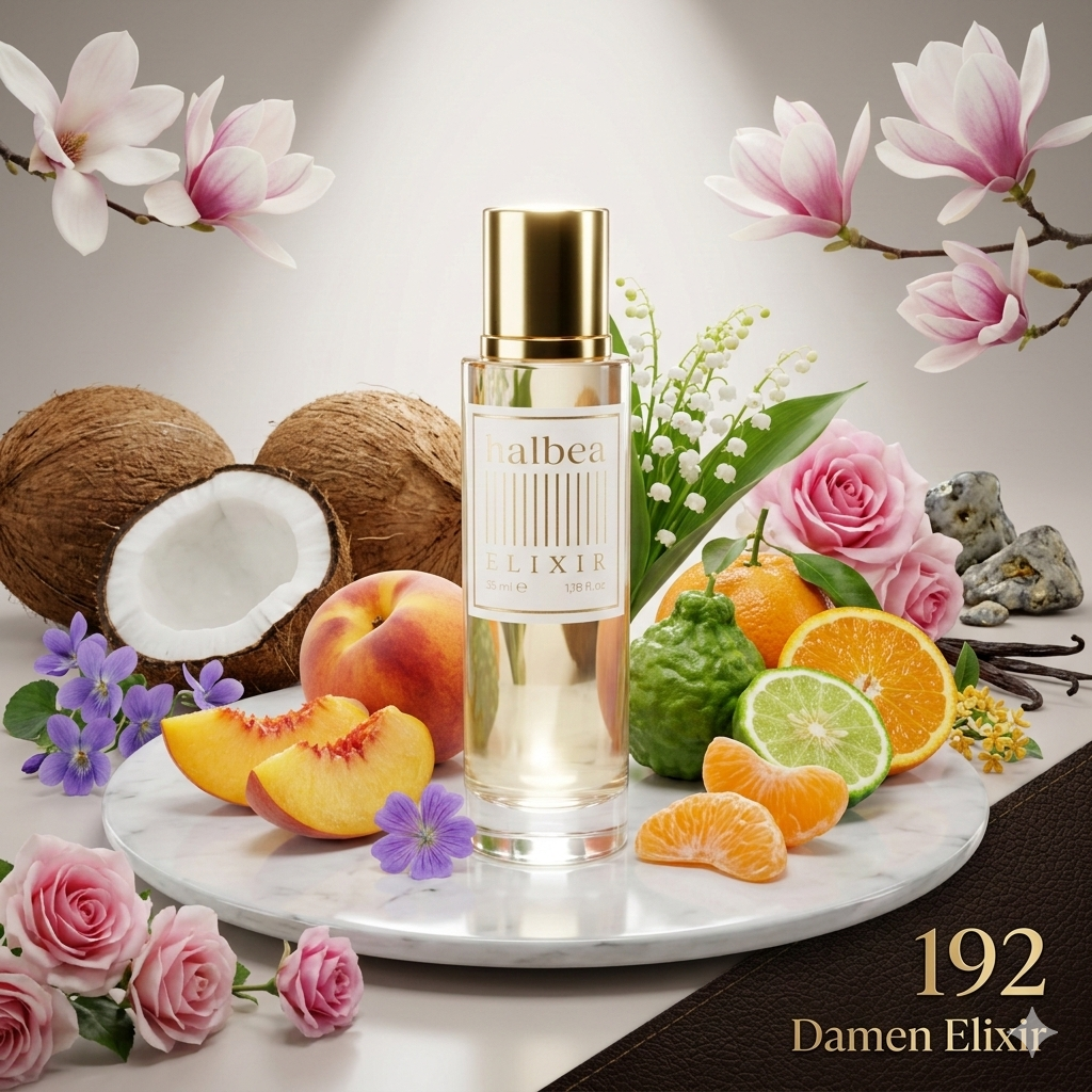 Airy Bloom 192 - Halbea Luxus Damen Elixir  -  Blumig-Fruchtg Cremig