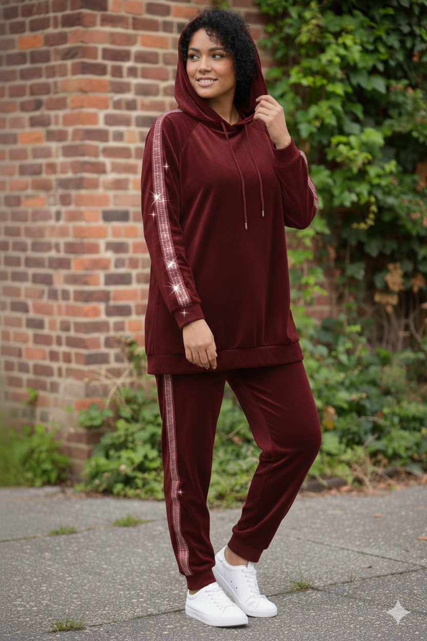 Bling Bling Nicciweich Hausanzug Jogginganzug 46 48 50 Curvy Size