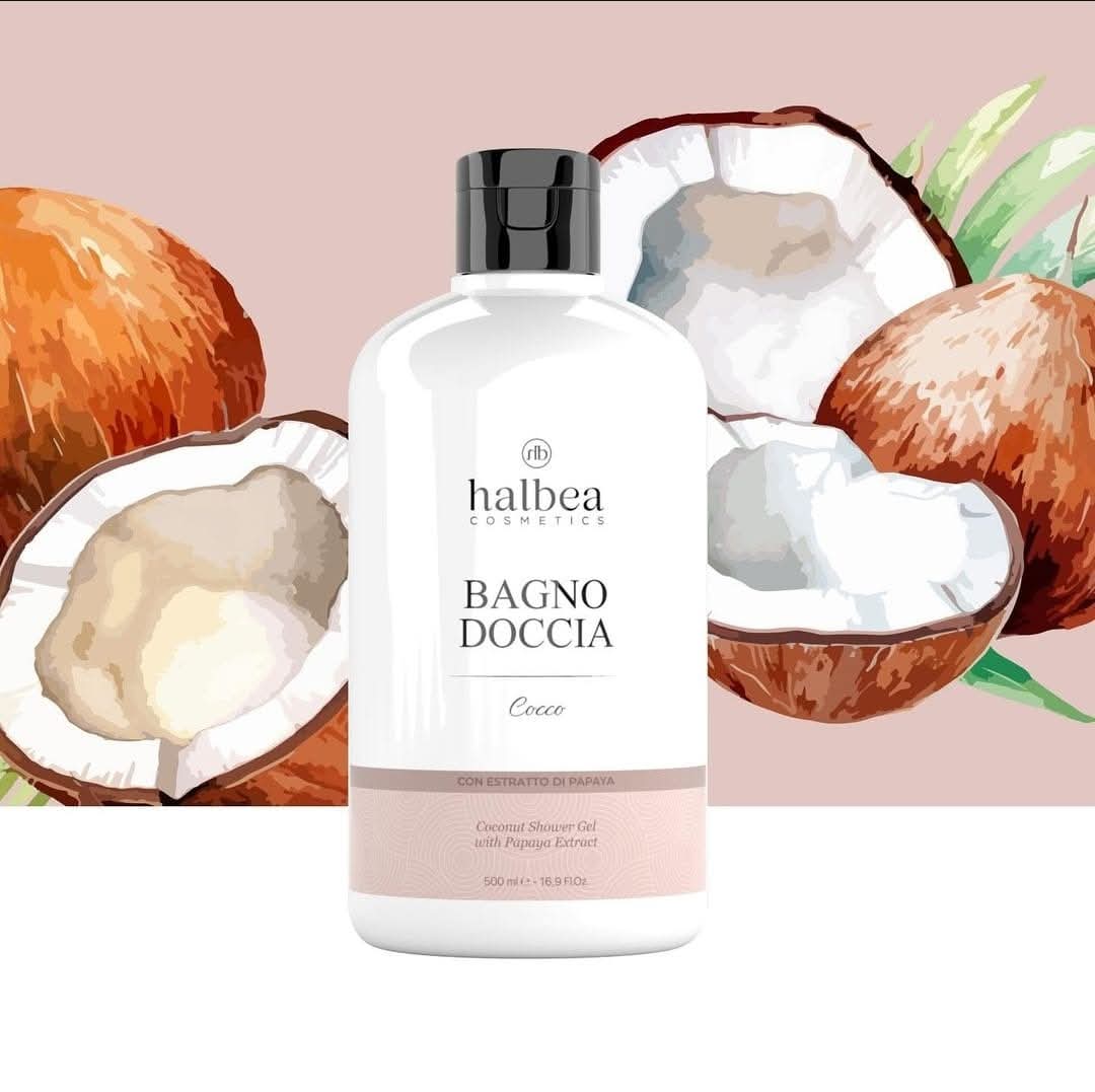 Badeschaum 🛁 Duschgel Kokos mit Papaya-Extrakt - 500ml