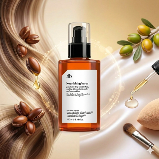 Halbea Argan Olio - Nährendes Haaröl mit Arganöl - Gamechanger - 100 ml