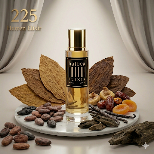 Halbea Burning Vice 225 - Luxus Herren Elixir mit Vanille Tabak