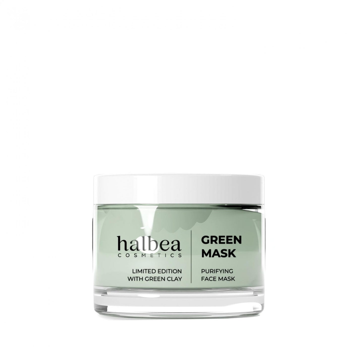 Halbea - Grüne Tonerde - Detox Reinigende Gesichtsmaske - Limited Edition - 50ml Vegan