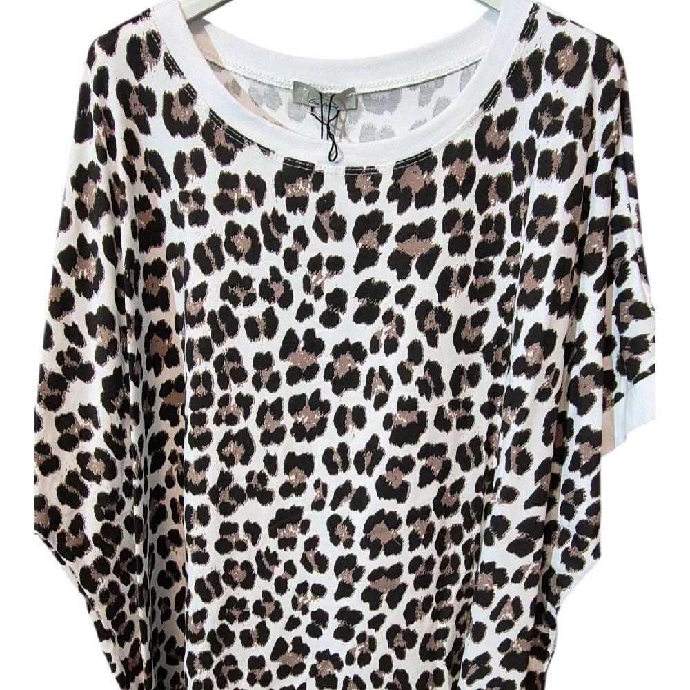 Italy Mode Leo Style Oversize Shirts Onesize = 44 bis 48 in tollen Farben - aktuelle Kollektion für bequeme Passform