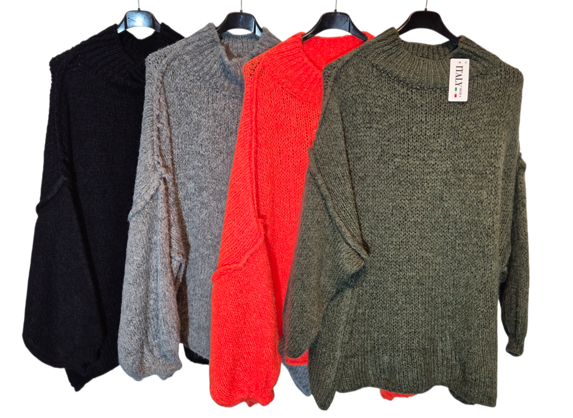 Italy Mode 🇮🇹 Ultra Oversize Kuschel-Pullover must have für Stil-Ikonen