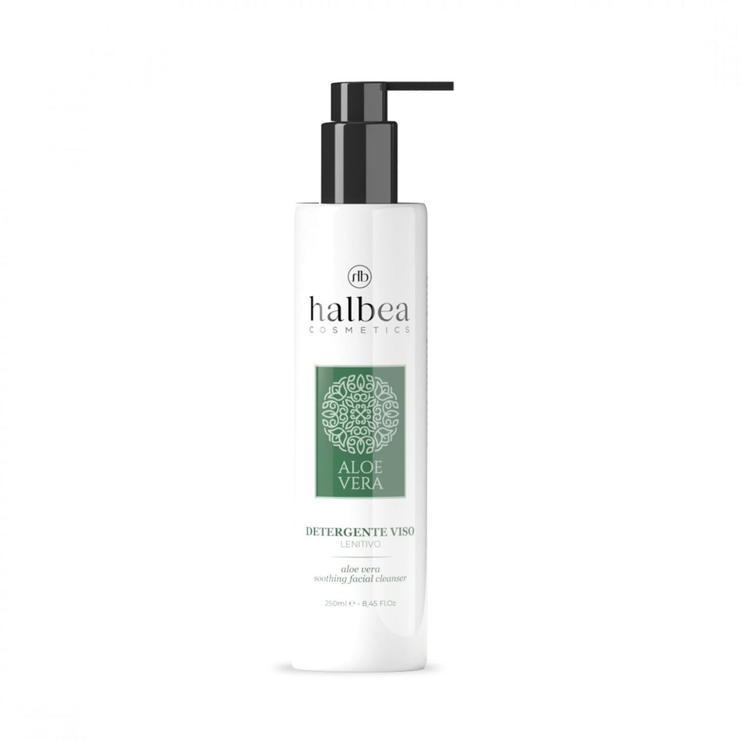 Halbea Aloe Vera Beruhigende Gesichtsreinigung gegen gestresste gerötete Haut - 250ml