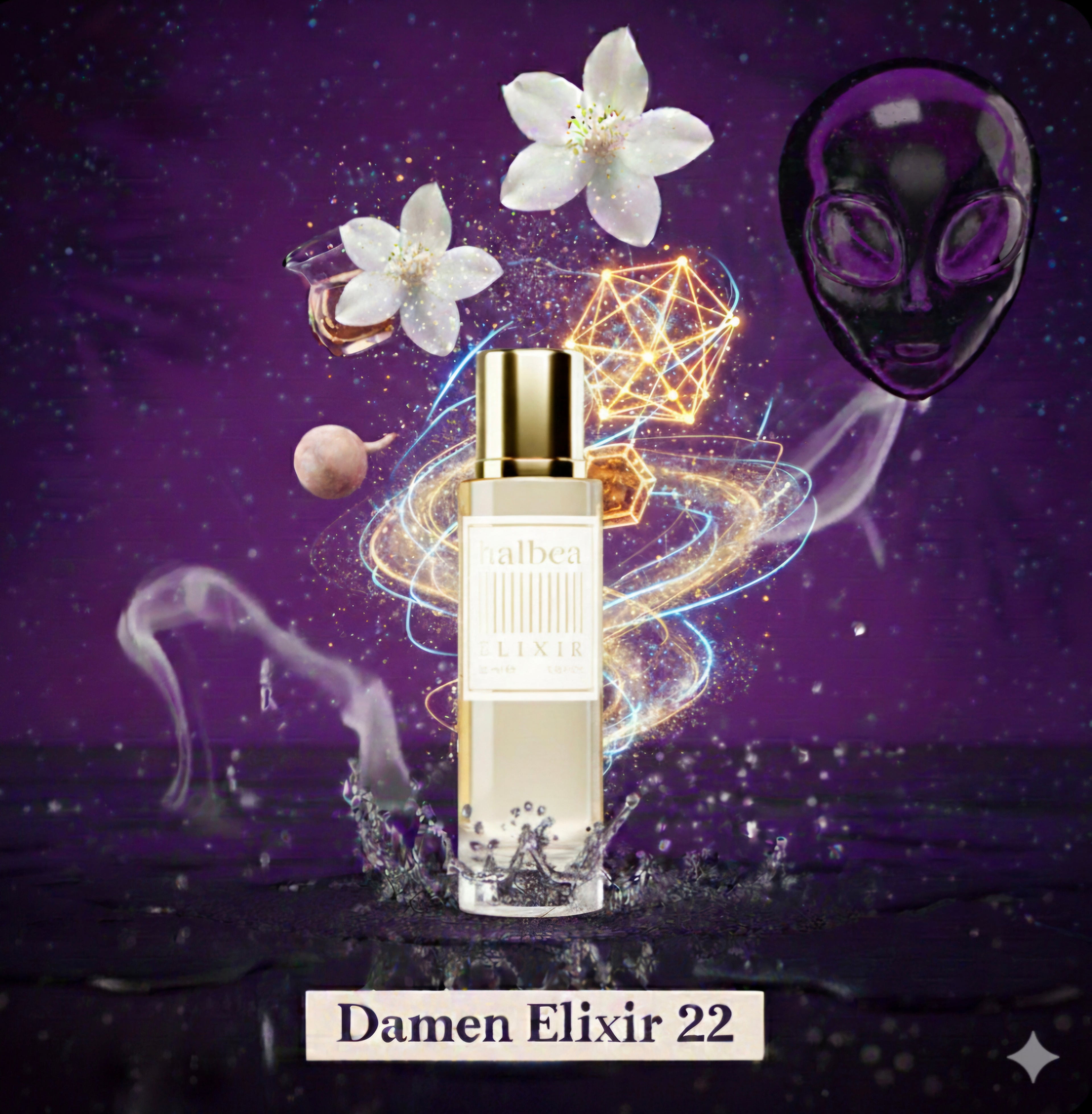 Meisterwerk - Halbea Damen Elixir 22 - Sambac-Jasmin  Cashmeran Amber